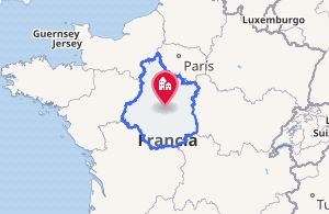 Mapa de la región Centro-Valle de Loira