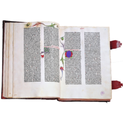 Ejemplar de la Biblia de Gutenberg