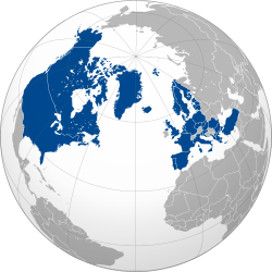 Mapa de miembros de la OTAN