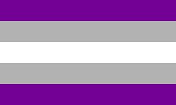 Bandera de la grisexualidad