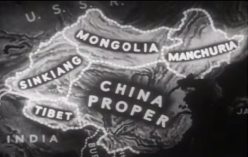 Mapa de propaganda de 1944