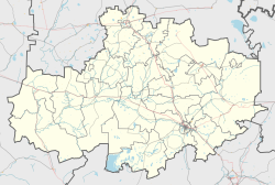Mapa de ubicación de Astaná