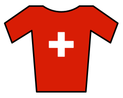 Uniforme oficial del Campeonato de Suiza de Ciclismo en Ruta