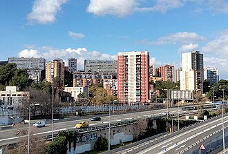 Vista general y entorno urbano de Ciudad Meridiana