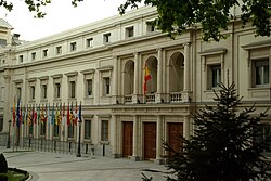 Fachada del Palacio del Senado