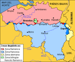 Comunidades lingüísticas de Bélgica