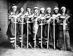 Equipo femenino de hockey de 1921