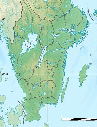 Lago Mälar ubicado en Suecia meridional