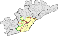 Área metropolitana de Barcelona dentro del Ámbito metropolitano