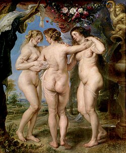 Las tres Gracias conservadas en el Museo del Prado