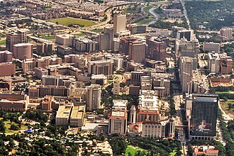Plano de localización del Centro Médico de Texas