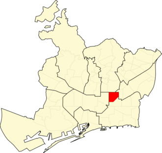 Representación gráfica del entorno urbano de Barcelona