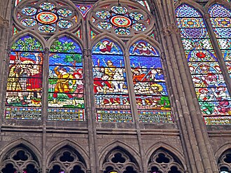 Vidrieras del coro de la Basílica de Saint-Denis