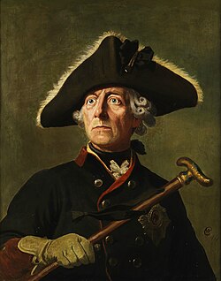 Retrato de Federico II el Grande