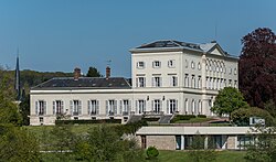 El histórico castillo en Jouy-en-Josas