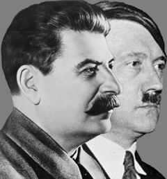 Ilustración comparativa de dictaduras del siglo XX
