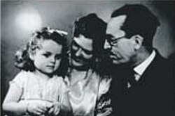 Segismundo Casado junto a su familia