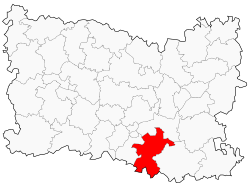 Mapa de ubicación del Cantón de Senlis