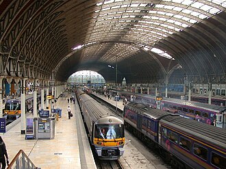 Interior de la estación de Paddington