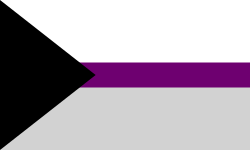 Bandera de la demisexualidad