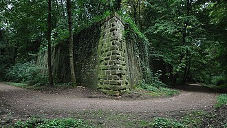 Vestigios de las fortificaciones originales de Landau construidas en el siglo XVII