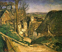 Pintura La casa del ahorcado en Auvers-sur-Oise, realizada en 1874.
