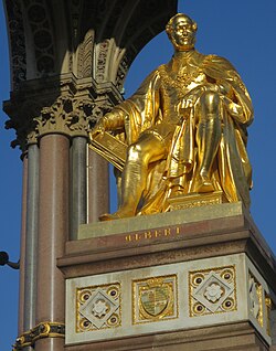 La estatua de Alberto, obra de John Henry Foley y Thomas Brock