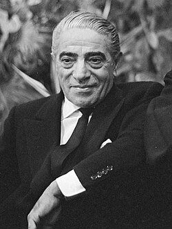 Retrato fotográfico de Aristóteles Onassis en 1967