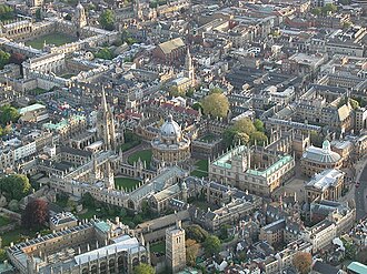 Fotografía histórica de la Universidad de Oxford