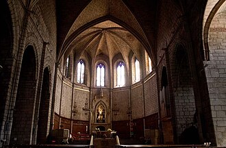 Interior de la nave de la iglesia