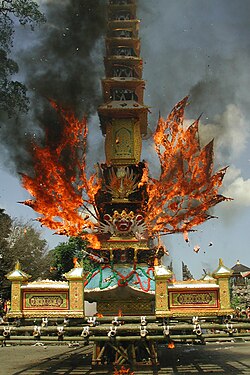 Cremación en Ubud, Bali