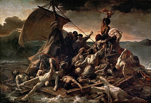 La Balsa de la Medusa en el Museo del Louvre