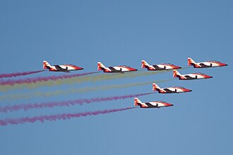 La Patrulla Águila en el desfile de 2009