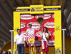 Virenque con el maillot de la montaña