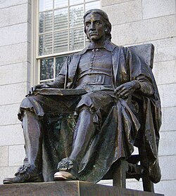 Retrato de John Harvard
