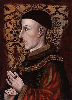 Retrato histórico de Enrique V de Inglaterra