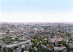 Vista histórica de la ciudad en 1895