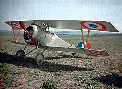 Caza Nieuport 17 en Francia
