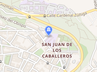 Plano de localización geográfica del Museo de Segovia