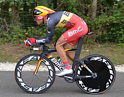 Philippe Gilbert con el maillot de campeón en 2011