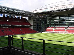 Interior del Parken Stadion