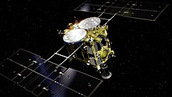 Impresión artística de la sonda espacial Hayabusa 2.