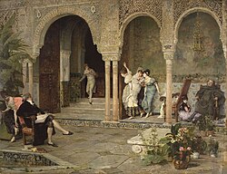 Obra Al escondite de Vicente Palmaroli