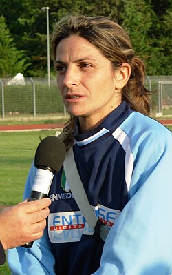 Patrizia Panico, histórica jugadora de la selección italiana