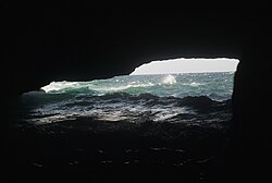 Erosión en la costa