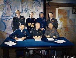 Reunión del COSSAC en 1944