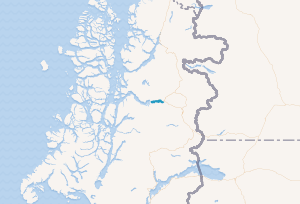 Mapa de la cuenca del río Aysén