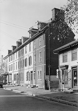 Fotografía histórica de New Castle en 1936