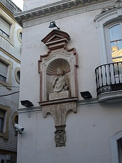 Busto del rey Pedro en Sevilla