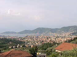 Vista de La Spezia desde la colina este